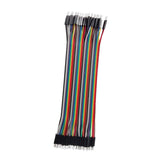 Maxbell Dupont line 40pcs Multicolored Dupont Wire 40pin Male to Male, Breadboard Jumper Wires Ribbon Cables Kit for Arduino - Aladdin Shoppers