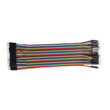 Maxbell Dupont line 40pcs Multicolored Dupont Wire 40pin Male to Male, Breadboard Jumper Wires Ribbon Cables Kit for Arduino - Aladdin Shoppers