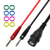 Coaxial Cable BNC Male to Dual Banana Plug Test Lead for Oscilloscope, PVC RG58 Coaxial Cable P1203, 1PCS~ - Aladdin Shoppers