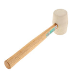 Rubber Mallet Hammer with Wooden Handle for Carpenter Artisans Elasticity