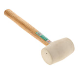 Rubber Mallet Hammer with Wooden Handle for Carpenter Artisans Elasticity