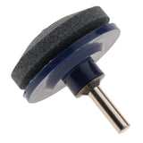 Maxbell 3xRotary Lawnmower Blade Sharpener Blade Grinder for Power Drill Hand Drill