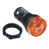 Maxbell Buzzer Lamp AD16-22SM LED Flash Alarm Indicator Signal Lamp With Buzzer 220V AC, Yellow - Aladdin Shoppers