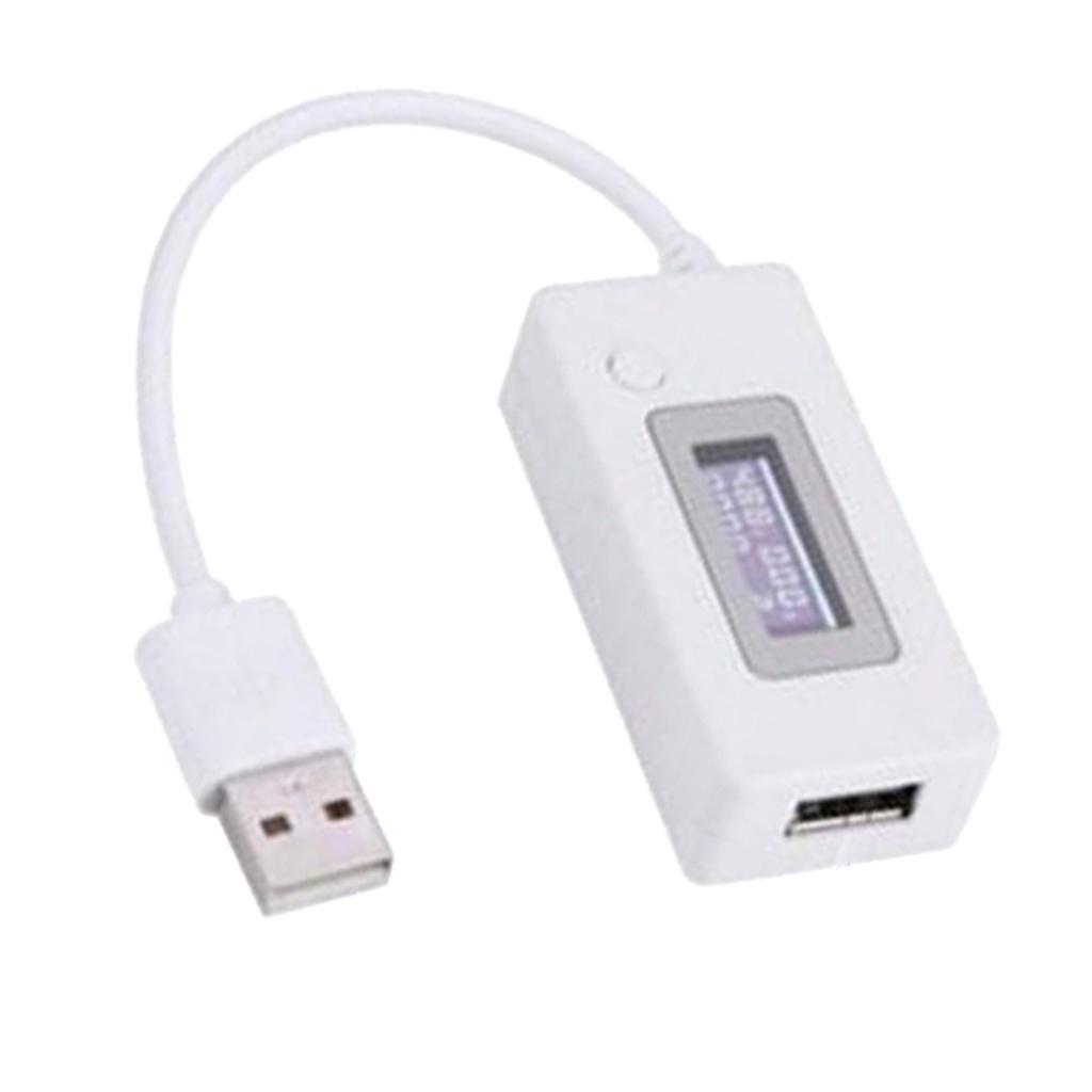 Maxbell Maxbell Mini Dual USB Current Voltage Tester - USB Ammeter Charging Tester Monitor - USB Ports Digital Display DC 4-30V, 0-99 hours
