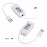 Maxbell Mini Dual USB Current Voltage Tester - USB Ammeter Charging Tester Monitor - USB Ports Digital Display DC 4-30V, 0-99 hours - Aladdin Shoppers