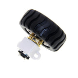 Maxbell 1 Piece D Axis Tire Kit Smart Car Robot Tire Wheel With DC 6V Gear Reduction Motor - Aladdin Shoppers