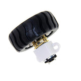 Maxbell 1 Piece D Axis Tire Kit Smart Car Robot Tire Wheel With DC 6V Gear Reduction Motor - Aladdin Shoppers