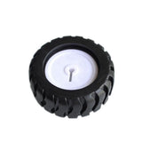 Maxbell 1 Piece D Axis Tire Kit Smart Car Robot Tire Wheel With DC 6V Gear Reduction Motor - Aladdin Shoppers
