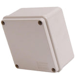 Maxbell Waterproof Dustproof IP66 ABS Plastic Junction Box Universal Electric Project Enclosure Pale Gray 3.9 x 3.9 x 2 inch(100 x 100 x 50 mm) - Aladdin Shoppers