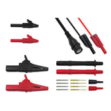 Digital Multimeter Test Lead Kits Flexible Safety Professional Kit Probe Alligator Clip Replaceable Tips Test Hooks Electrical Test Accessories - Aladdin Shoppers