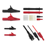 Digital Multimeter Test Lead Kits Flexible Safety Professional Kit Probe Alligator Clip Replaceable Tips Test Hooks Electrical Test Accessories - Aladdin Shoppers