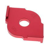 Maxbell Set of 3 Corner Router Templates Wood Letter Ruler Carpenter Handheld Tools
