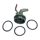 Maxbell 2x45 Degree Ton Barrel Valve Adapter PVC Valve for 200/210L 50-gallon Barrel