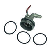 Maxbell 2x45 Degree Ton Barrel Valve Adapter PVC Valve for 200/210L 50-gallon Barrel