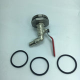 Maxbell 2x45 Degree Ton Barrel Valve Adapter PVC Valve for 200/210L 50-gallon Barrel