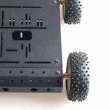 Maxbell C3 4WD Smart Robot Car Chassis w/ Motor 85mm Silver Wheel Educational Toy