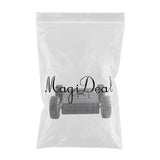 Maxbell C3 4WD Smart Robot Car Chassis w/ Motor 85mm Silver Wheel Educational Toy