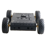 Maxbell C3 4WD Smart Robot Car Chassis w/ DC12V Motor 85mm Silver Wheel RC Toy B
