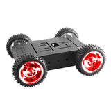 Maxbell Metal C3 4WD Smart Robot Car Chassis with 85mm Rubber Wheel DIY RC Toy B