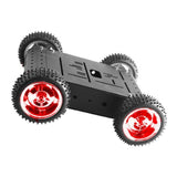Maxbell Metal C3 4WD Smart Robot Car Chassis with 85mm Rubber Wheel DIY RC Toy B