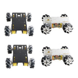 Maxbell Mini 4WD Smart Robot Car Chassis w/ TT Motor for Arduino RC Toy Accs Parts