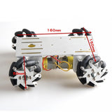 Maxbell Mini 4WD Smart Robot Car Chassis w/ TT Motor for Arduino RC Toy Accs Parts