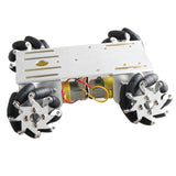 Maxbell Smart Car Chassis RC Toy with TT motor for Arduino DIY RC Toy Silver 1:120