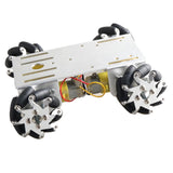 Maxbell Smart Car Chassis RC Toy with TT motor for Arduino DIY RC Toy Silver 1:120