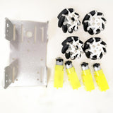 Maxbell Smart Car Chassis RC Toy with TT motor for Arduino DIY RC Toy Silver 1:120