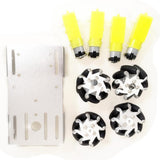 Maxbell Smart Car Chassis RC Toy with TT motor for Arduino DIY RC Toy Silver 1:120