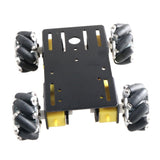 Maxbell Smart Car Chassis RC Toy with TT motor for Arduino DIY RC Toy Black 1:48