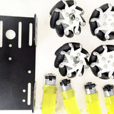 Maxbell Smart Car Chassis RC Toy with TT motor for Arduino DIY RC Toy Black 1:48