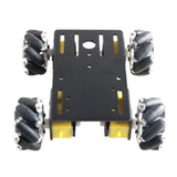 Maxbell Smart Car Chassis RC Toy with TT motor for Arduino DIY RC Toy Black 1:120