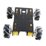 Maxbell Smart Car Chassis RC Toy with TT motor for Arduino DIY RC Toy Black 1:120