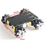 Maxbell Smart Car Chassis RC Toy with TT motor for Arduino DIY RC Toy Black 1:120