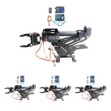 Maxbell 7 Dof Aluminum Alloy Robot Arm w/ Control Kit Robotic Arm Model for Arduino