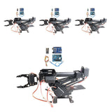 Maxbell 7 Dof Aluminum Alloy Robot Arm w/ Control Kit Robotic Arm Model for Arduino