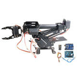 Maxbell 7 Dof Aluminum Alloy Robot Arm w/ Control Kit Robotic Arm Model for Arduino