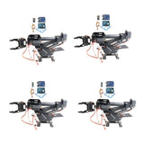 Maxbell 7 Dof Aluminum Alloy Robot Arm w/ Control Kit Robotic Arm Model for Arduino