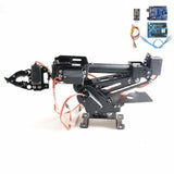 Maxbell 7 Dof Aluminum Alloy Robot Arm w/ Control Kit Robotic Arm Model for Arduino