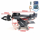 Maxbell 7 DoF Metal Robot Arm Manipulator ABB Arm Model Claw for Arduino C