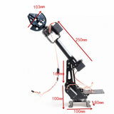 Maxbell Metal 7-DOF Robot Robotic Mechanical Arm Kit With Servo For   DIY