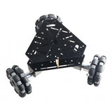 Maxbell 3wd Omni Directional Wheel Smart Car Chassis with Encoder Motor Double-deck