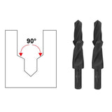 Maxbell HSS Flute Countersink Drill Bit Woodworking Chamfer Tools  M5 90 Degree