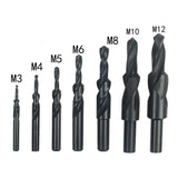 Maxbell HSS Flute Countersink Drill Bit Woodworking Chamfer Tools  M5 90 Degree