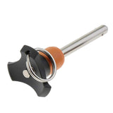 Maxbell 2xStainless Quick Release Ball Lock Pin Tighten Plug Pin Dia 6mm 50mm