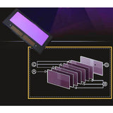 Maxbell Welding Shield Mask Welding Helmet Welder Face Protector Gear Folded Blue