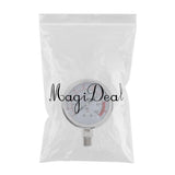 Maxbell 3xRadial Pressure Gauge Air Water Oil Pressure Gauge Hydraulic 1 / 4G 0.6MPa