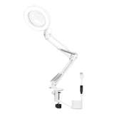 2xMagnifier Glass Lens 5X Magnifying Lens Lamp Desk Light for Jewelry Repair