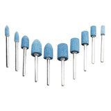 Maxbell 2x10x Cutting Burrs Rotary Files Bits for Die Grinder Metal Woodworking